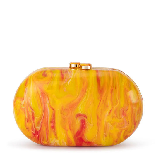 MAEVE MARBLE CLUTCH