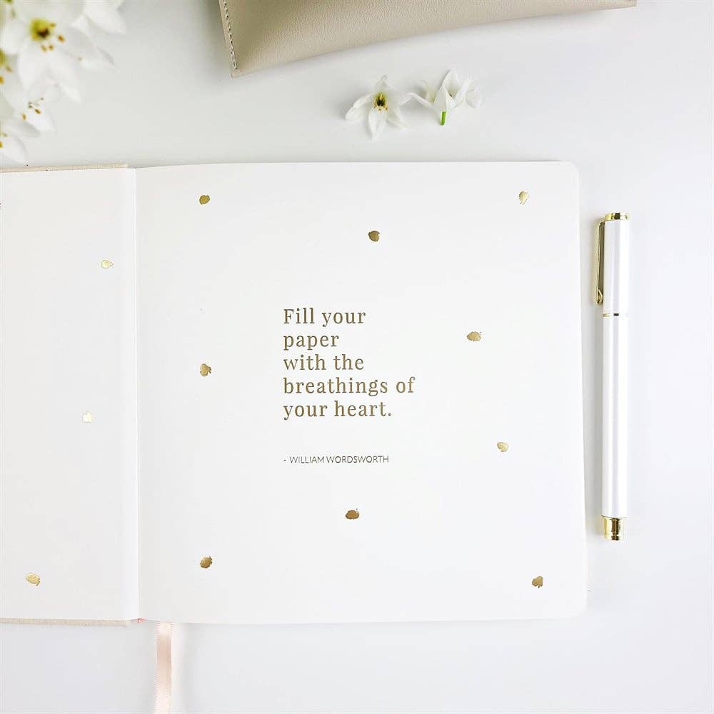 Meet Yourself Journal - Cream Marle - Self-Awareness
