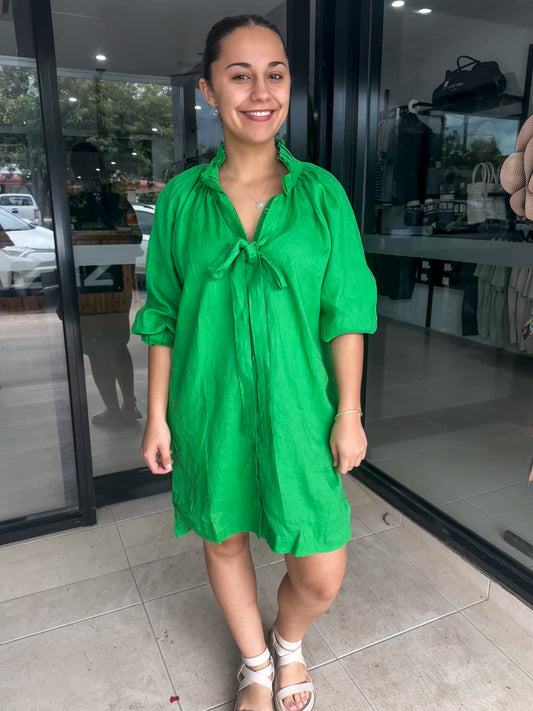 Tilly Dress - Italian Green