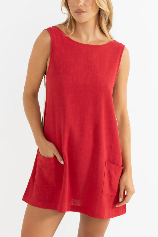 Hanalei Mini Dress - Red