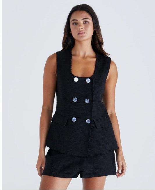 NICO VEST - BLACK