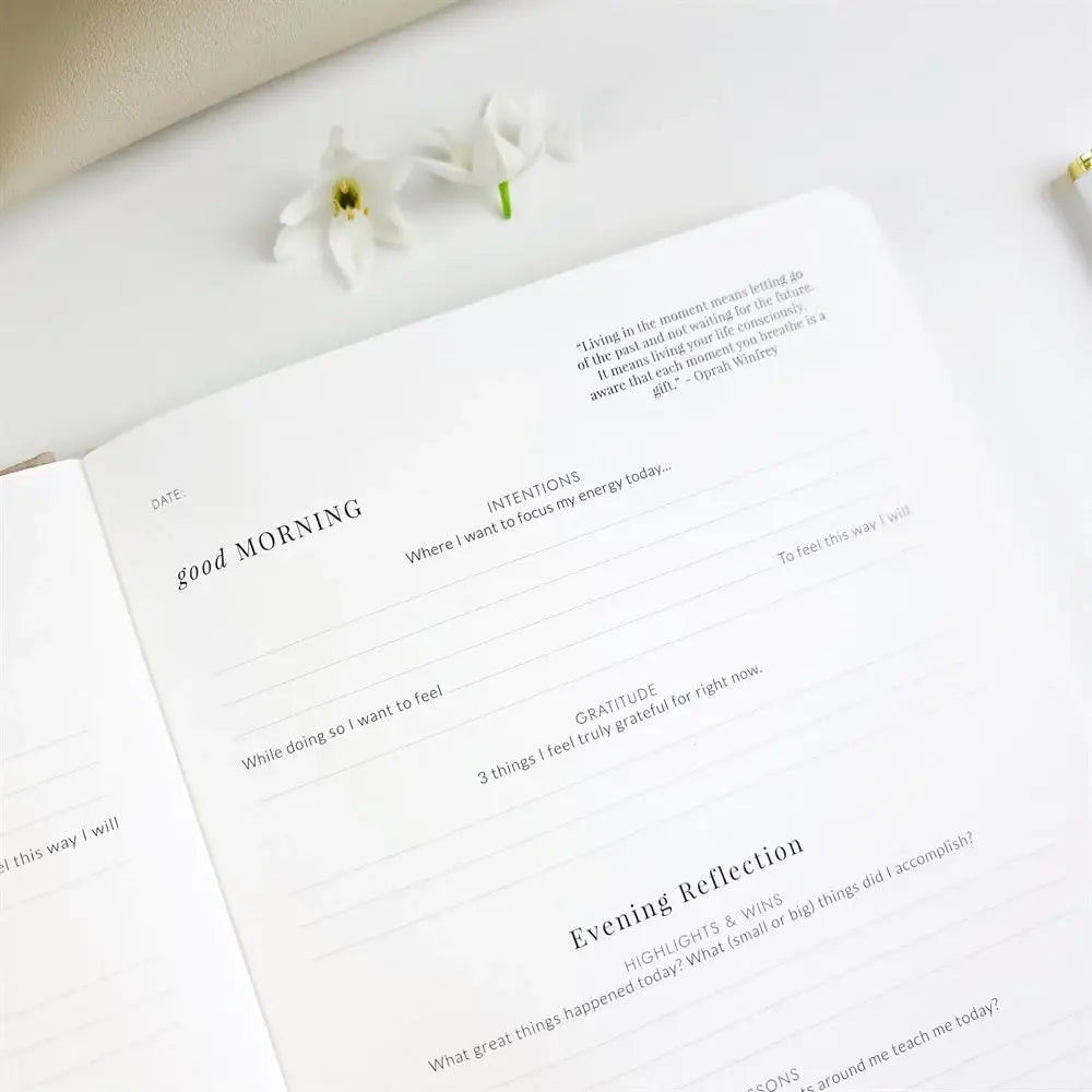 Good Morning Good Night - Sky Blue - Daily Practice Journal