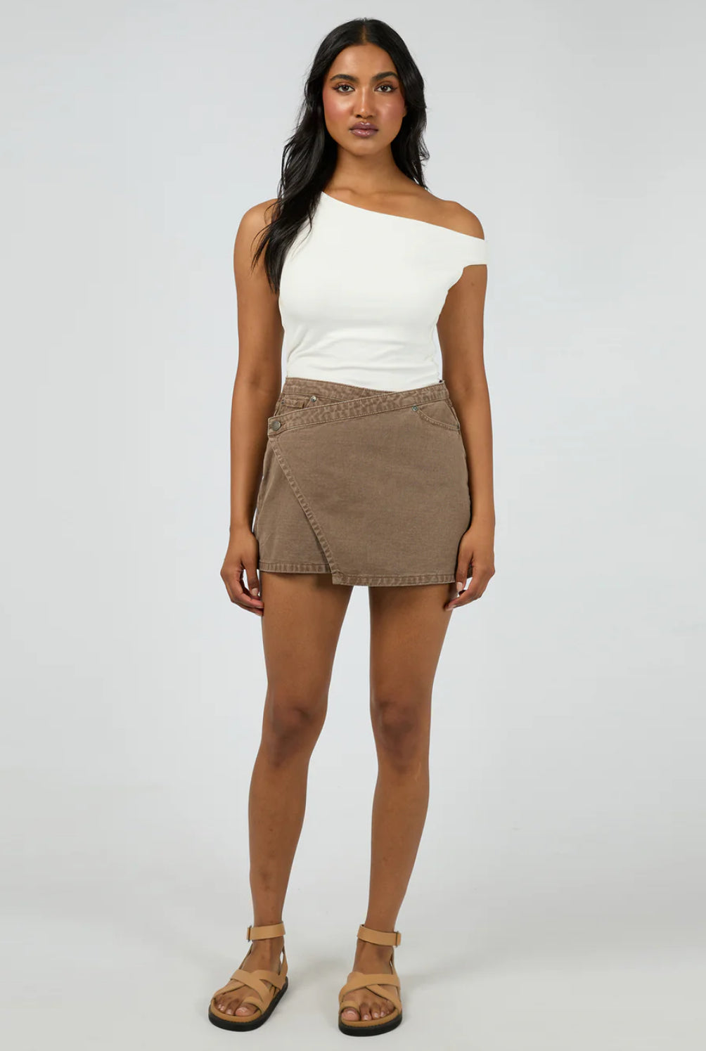LENNI MINI SKORT COCOA