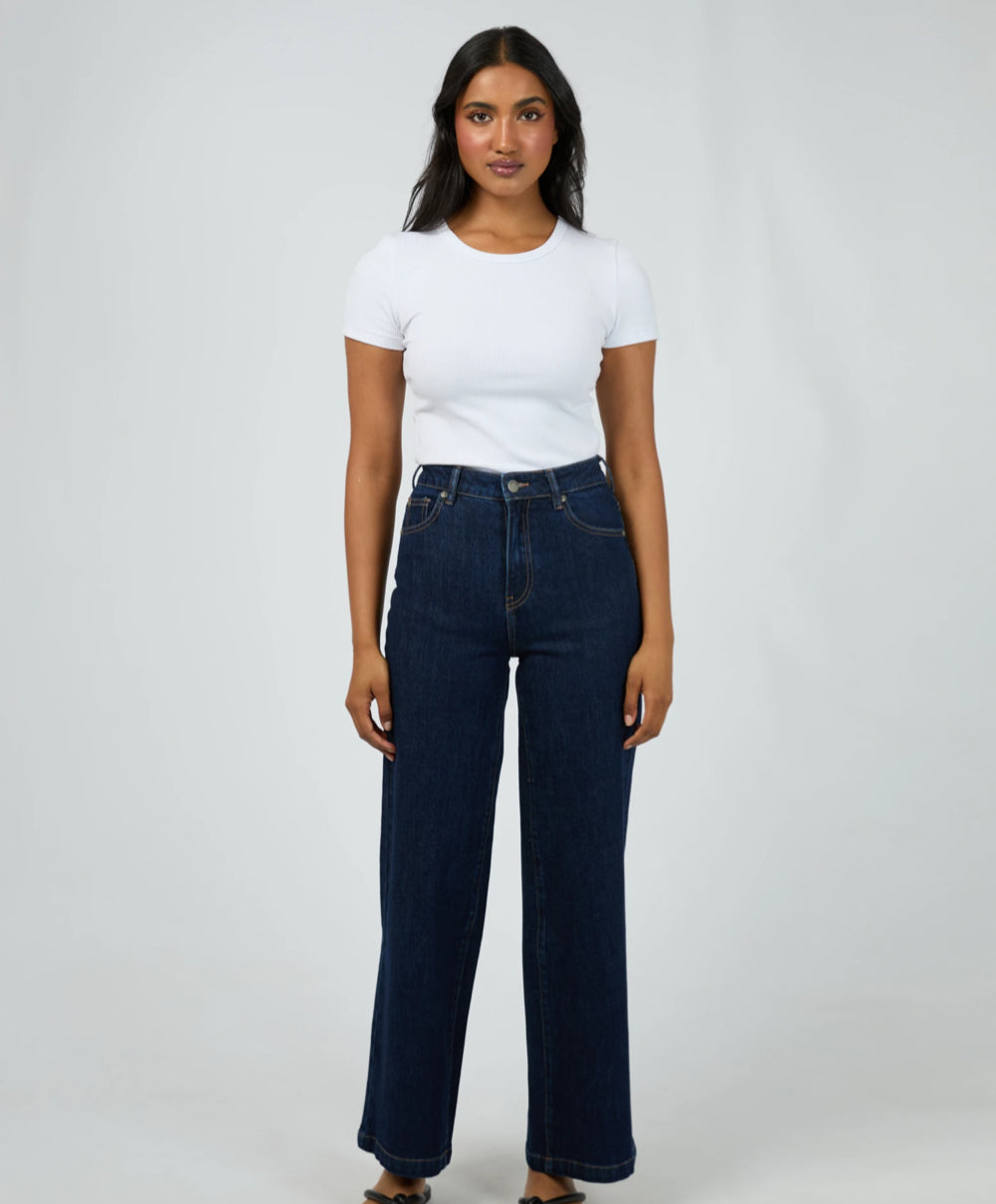 JACQUI WIDE LEG - Indigo