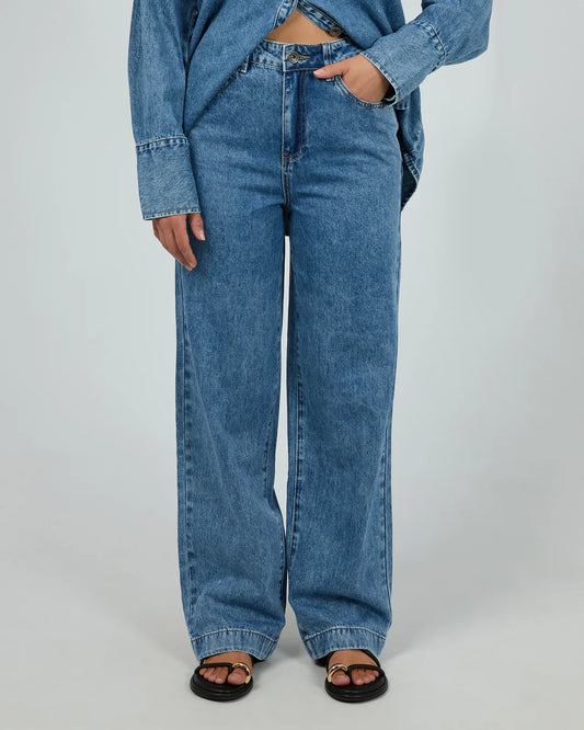 ASTER PANT - MID BLUE