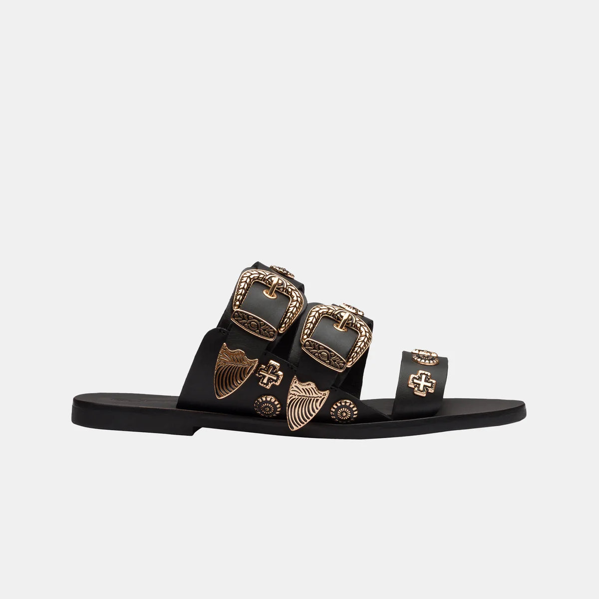 EASTWOOD SLIDE - BLACK/GOLD