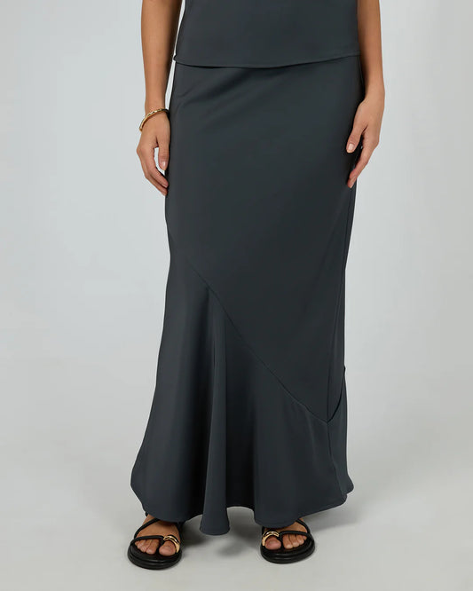 CARTER MAXI SKIRT - INK