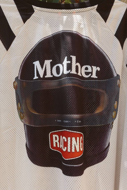 Mother Racing Striped Mesh