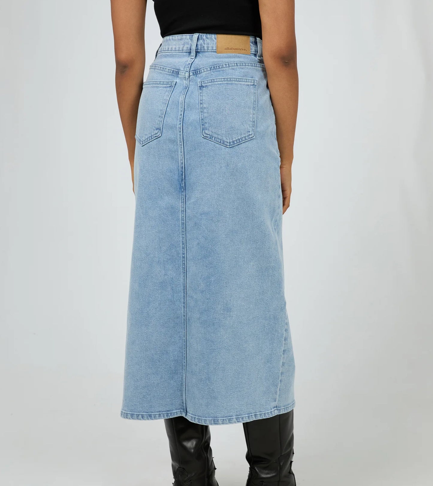 BECCA MAXI SKIRT LIGHT BLUE