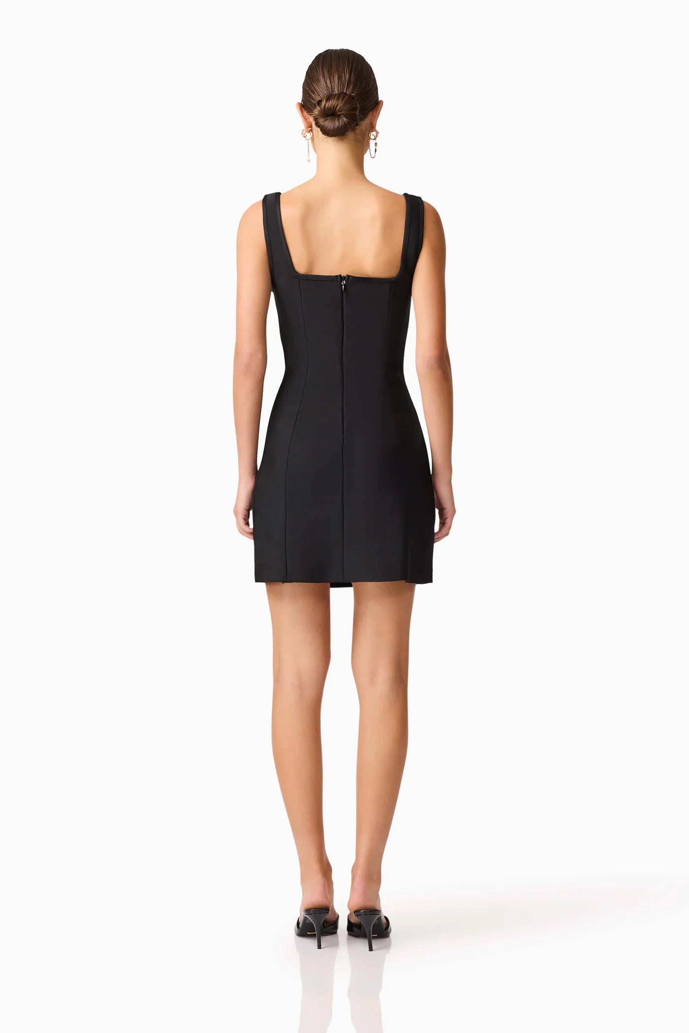 Soleil Party Mini Dress - Black