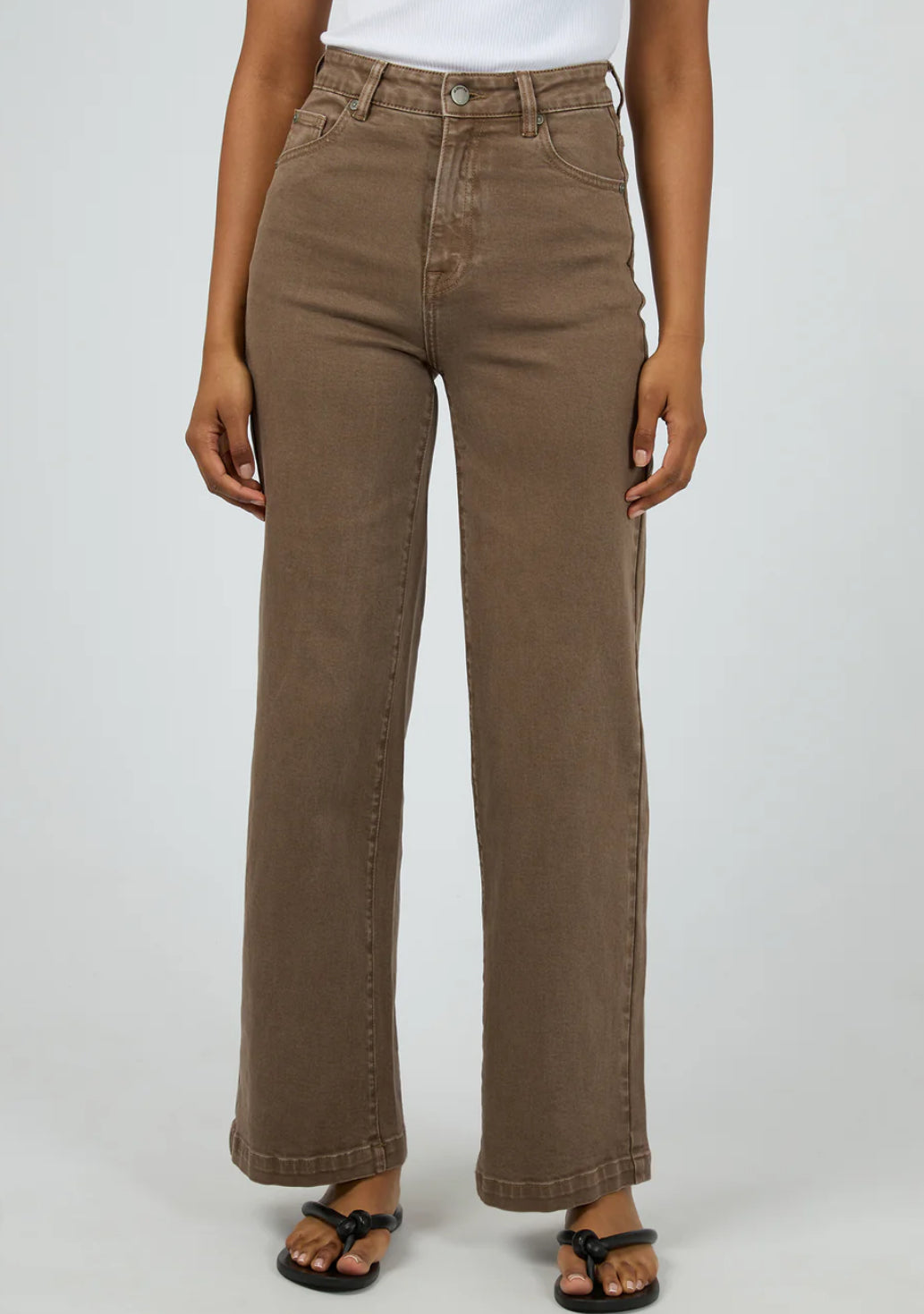 JACQUI WIDE LEG COCOA