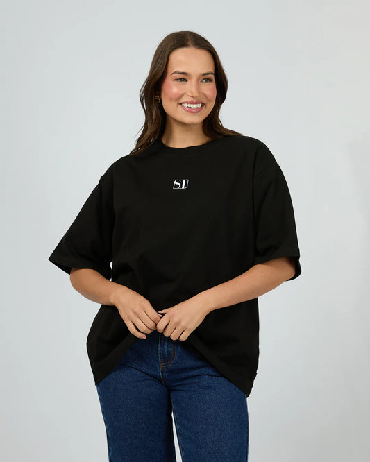 SILENT LUXE TEE BLACK