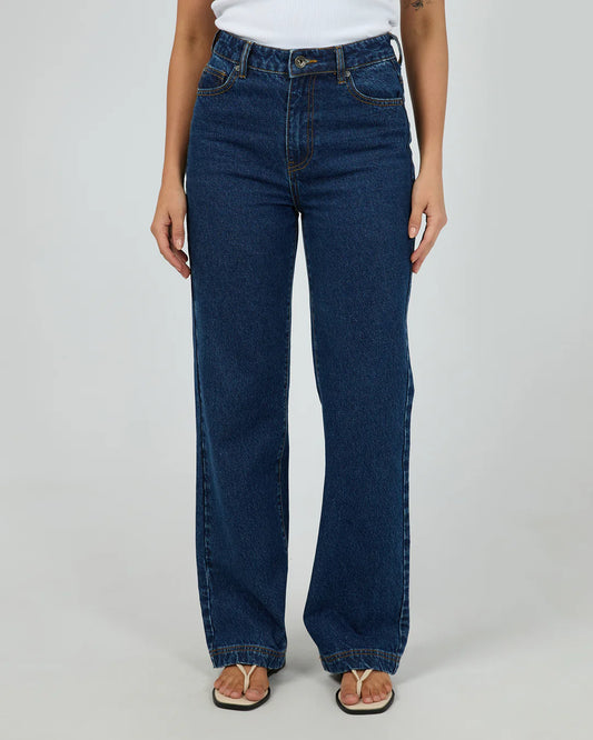 HUNTER WIDE LEG JEAN - DARK BLUE