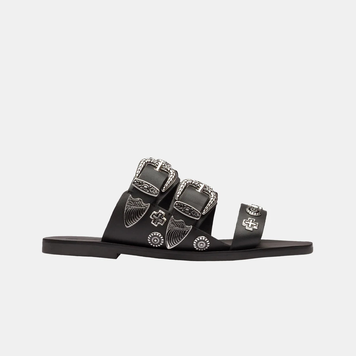 EASTWOOD SLIDE - BLACK/SILVER