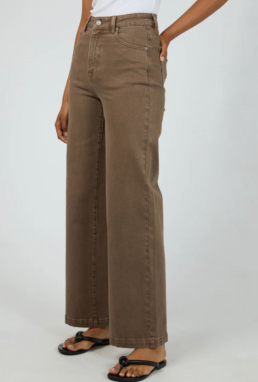 JACQUI WIDE LEG COCOA
