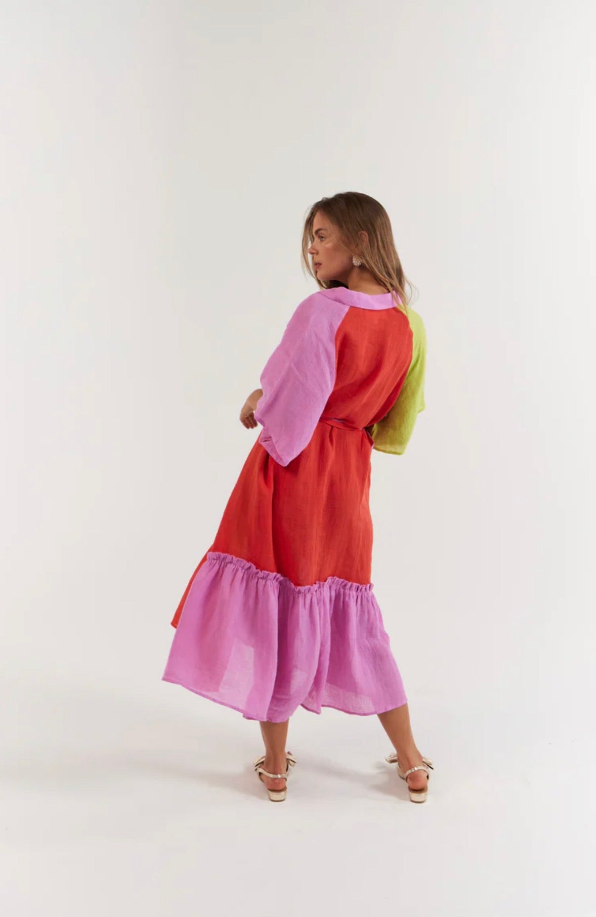 Moxie Midi Dress - Candy Stripe