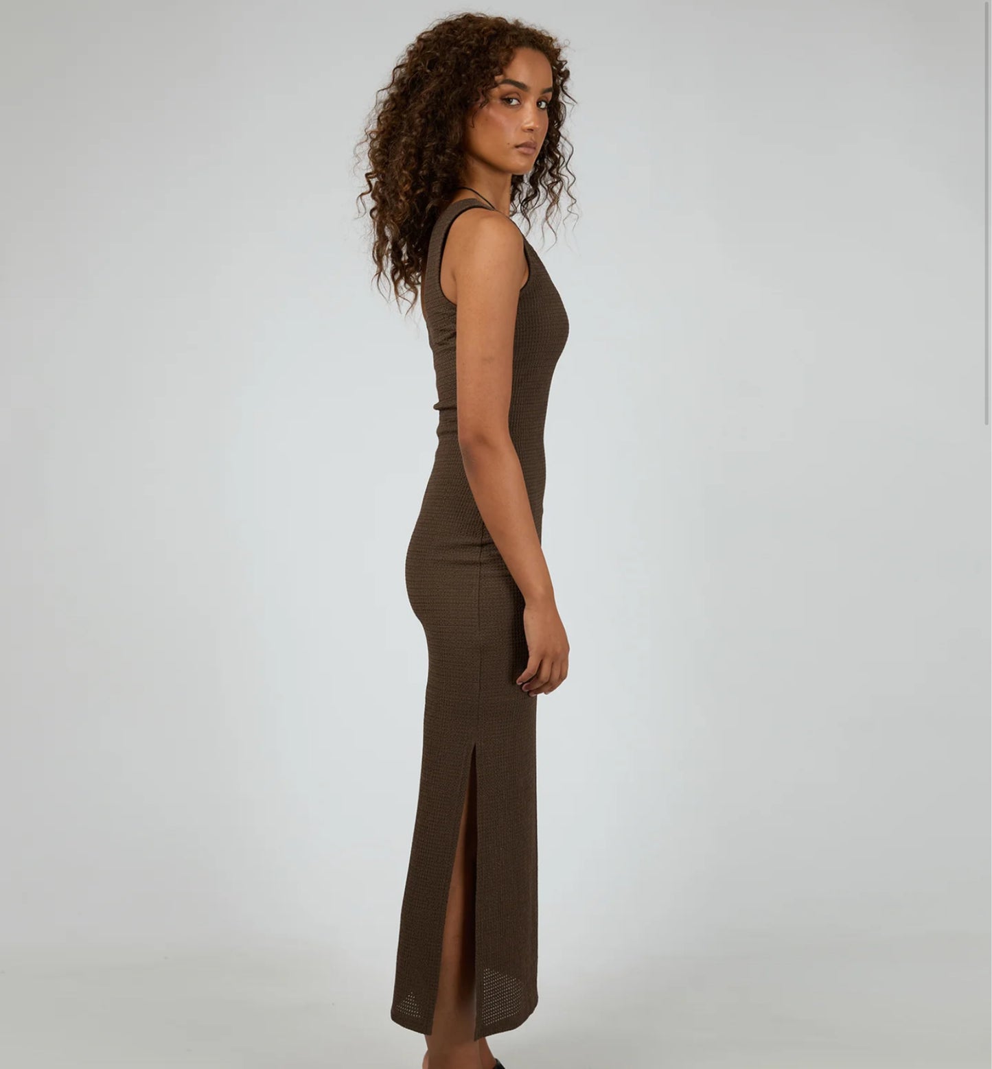 MIRADOR MAXI DRESS BROWN