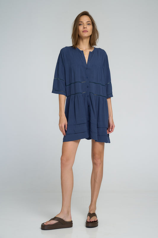 Lori Dress - Ocean Blue