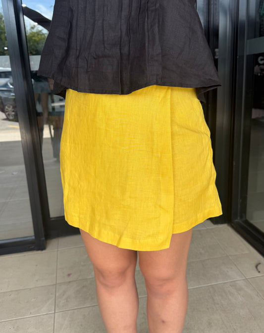 Dobby Skort - Lemon Drop