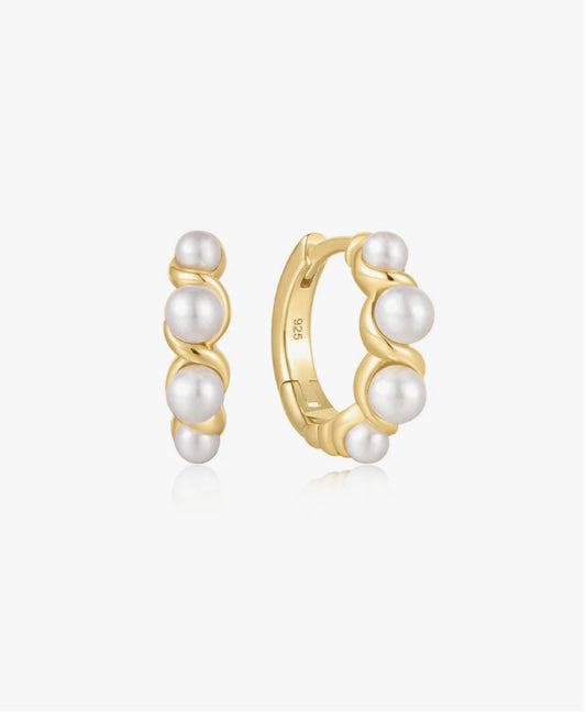 MAIA SLEEPERS STERLING 925 - GOLD