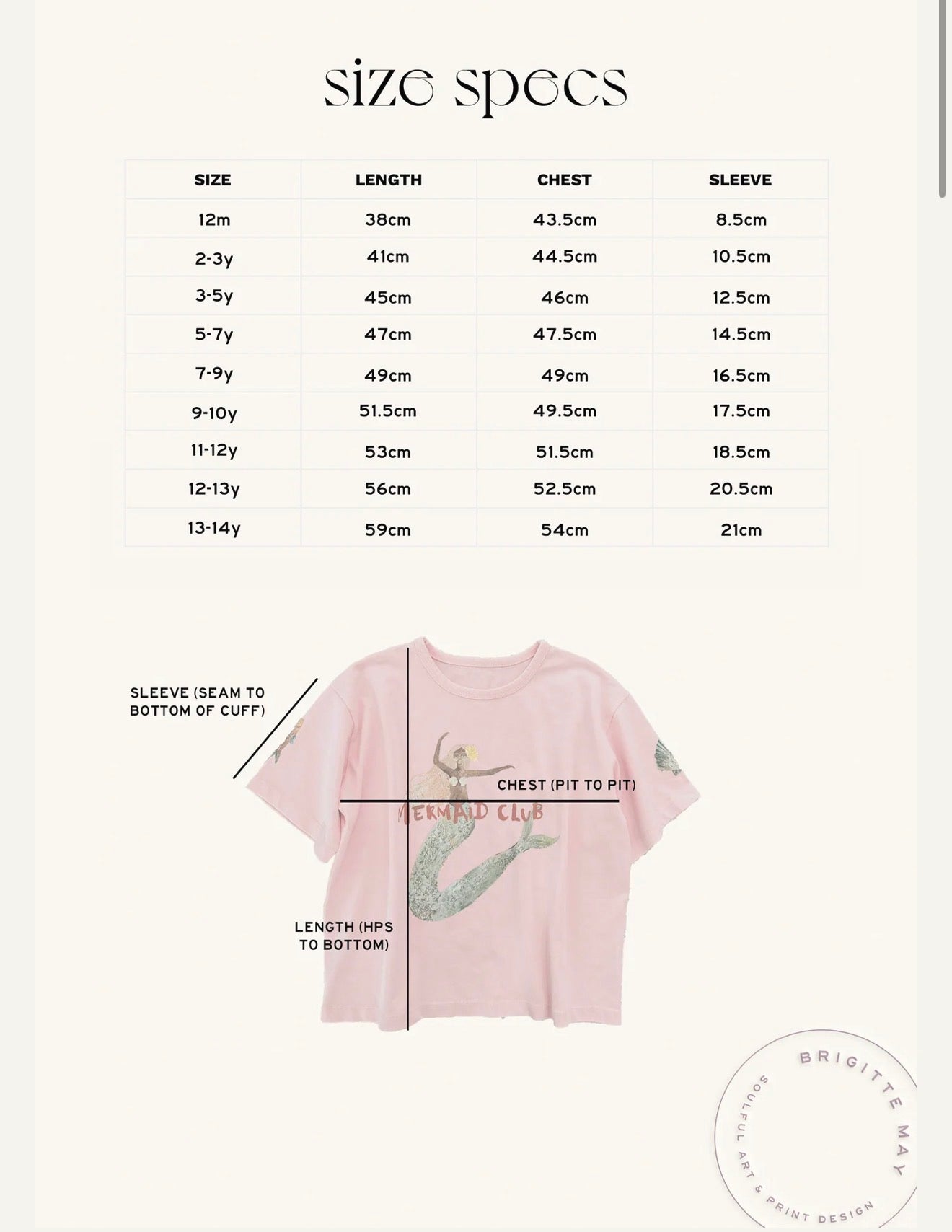 Mermaid Club Boxy Tee - Kids
