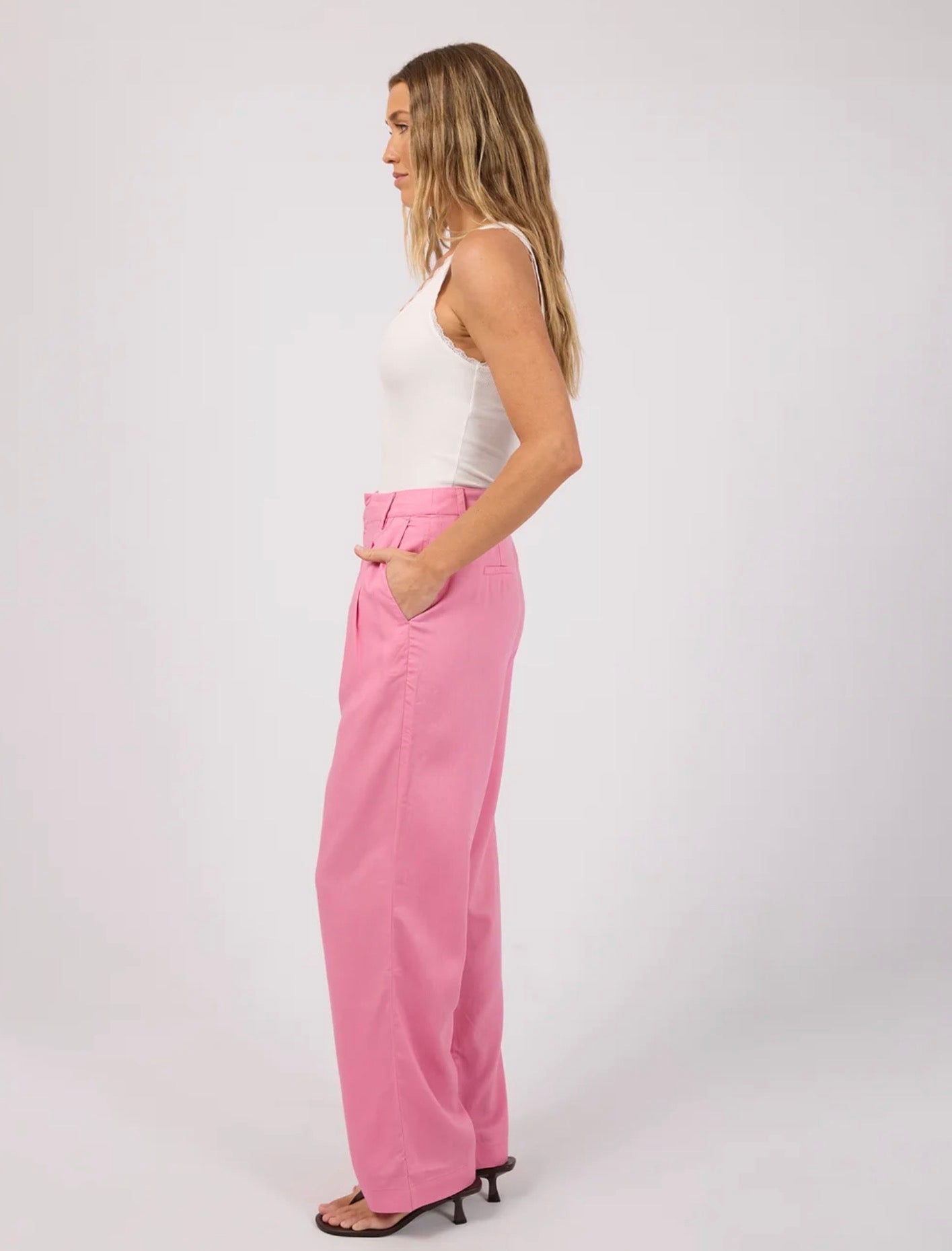 FERN LINEN PANT ORCHID