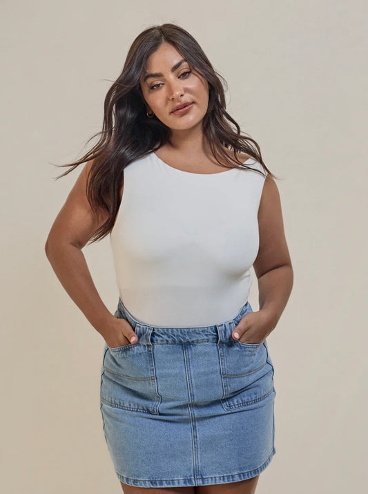 BECCA SKIRT LIGHT BLUE