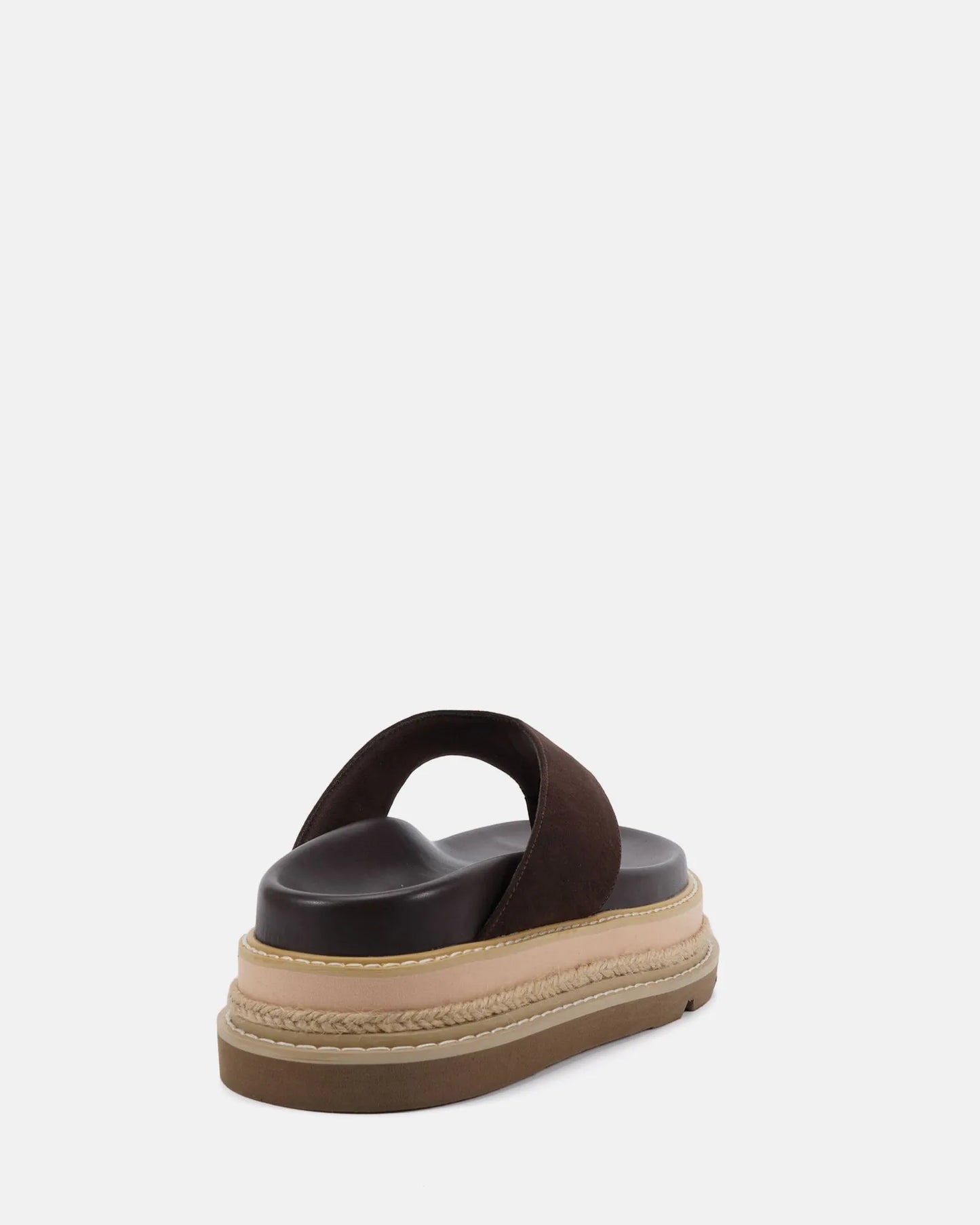 SPOIL ESPRESSO SUEDE FLATFORM