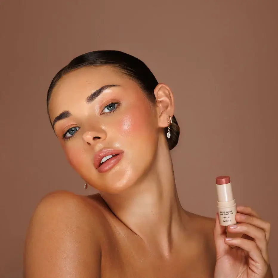 SPF 50 Natural Lip & Cheek Tint: Rose