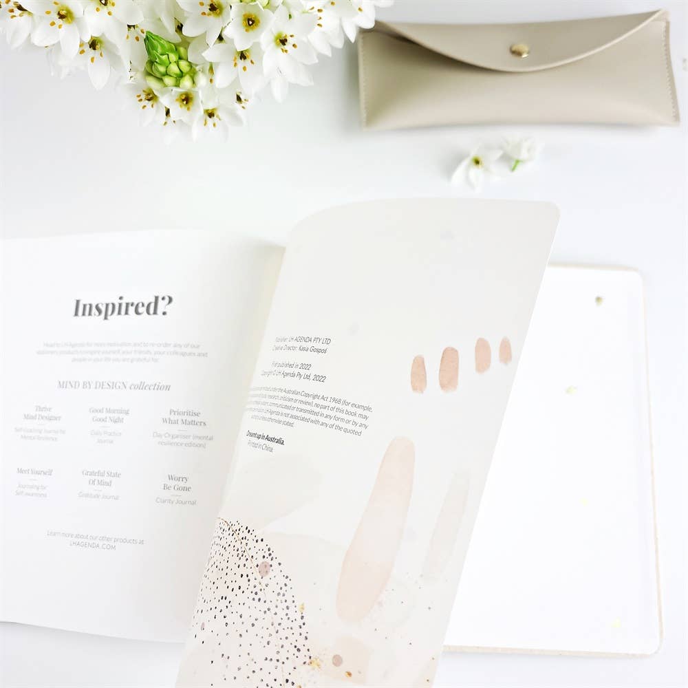Meet Yourself Journal - Cream Marle - Self-Awareness