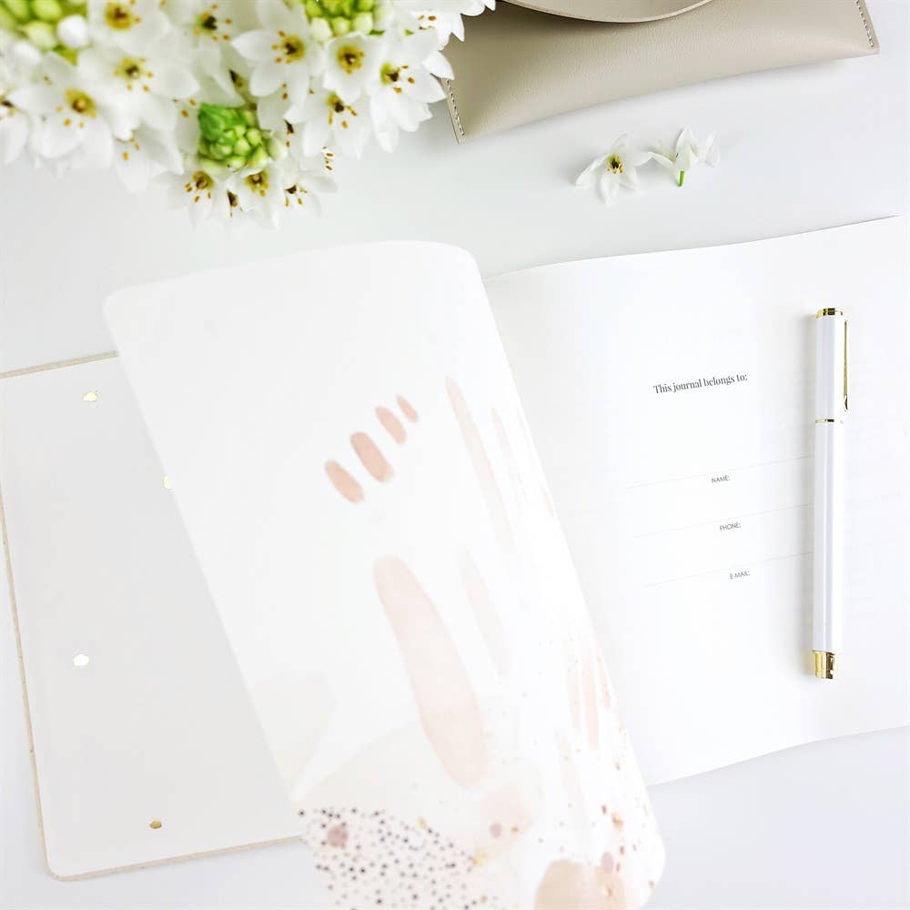 Meet Yourself Journal - Cream Marle - Self-Awareness