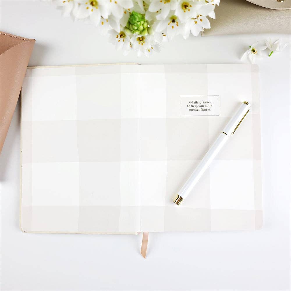 Day Organiser - White Marle - Prioritise What Matter (Daily)