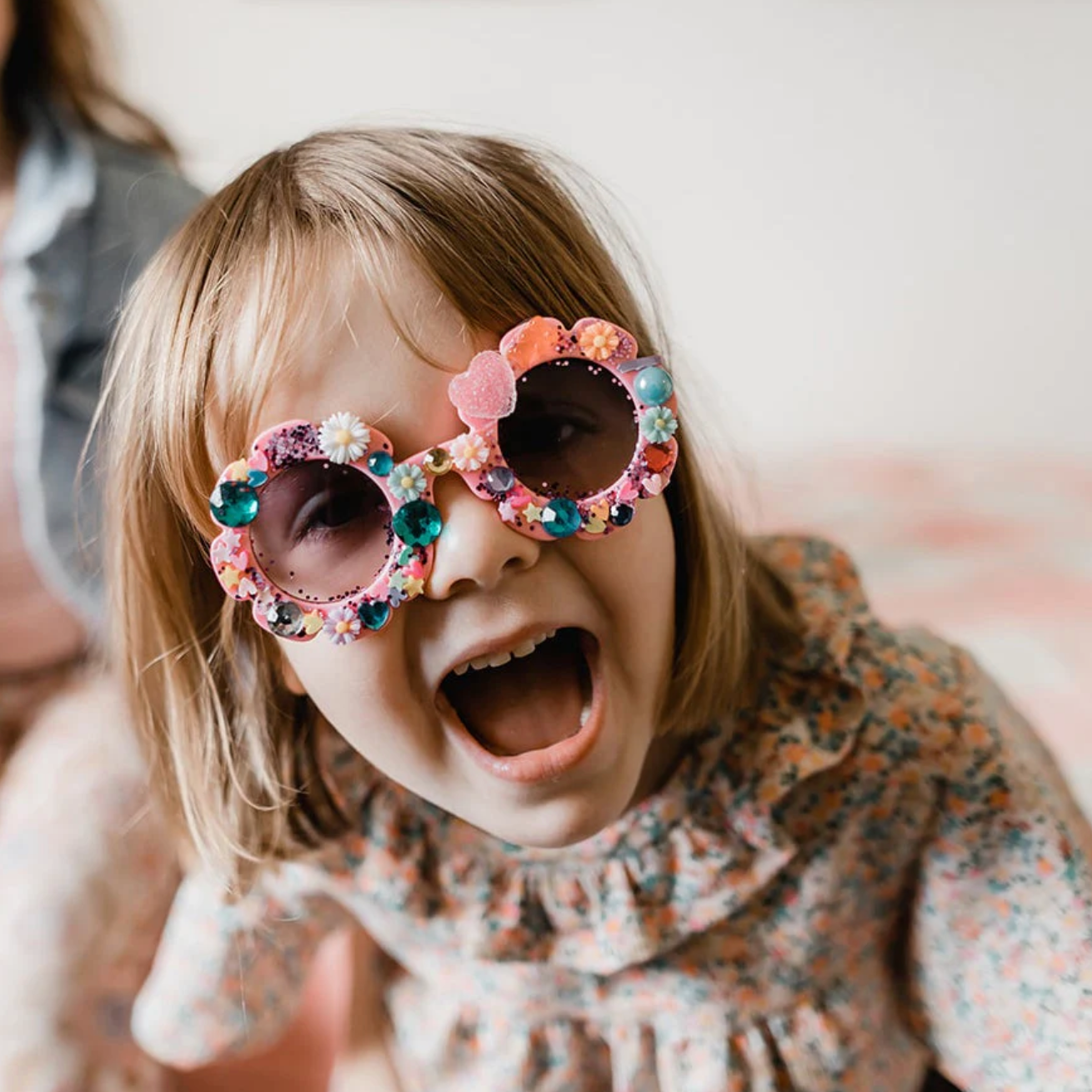 Kids DIY Craft Bedazzle Sunglasses Kit: Pink