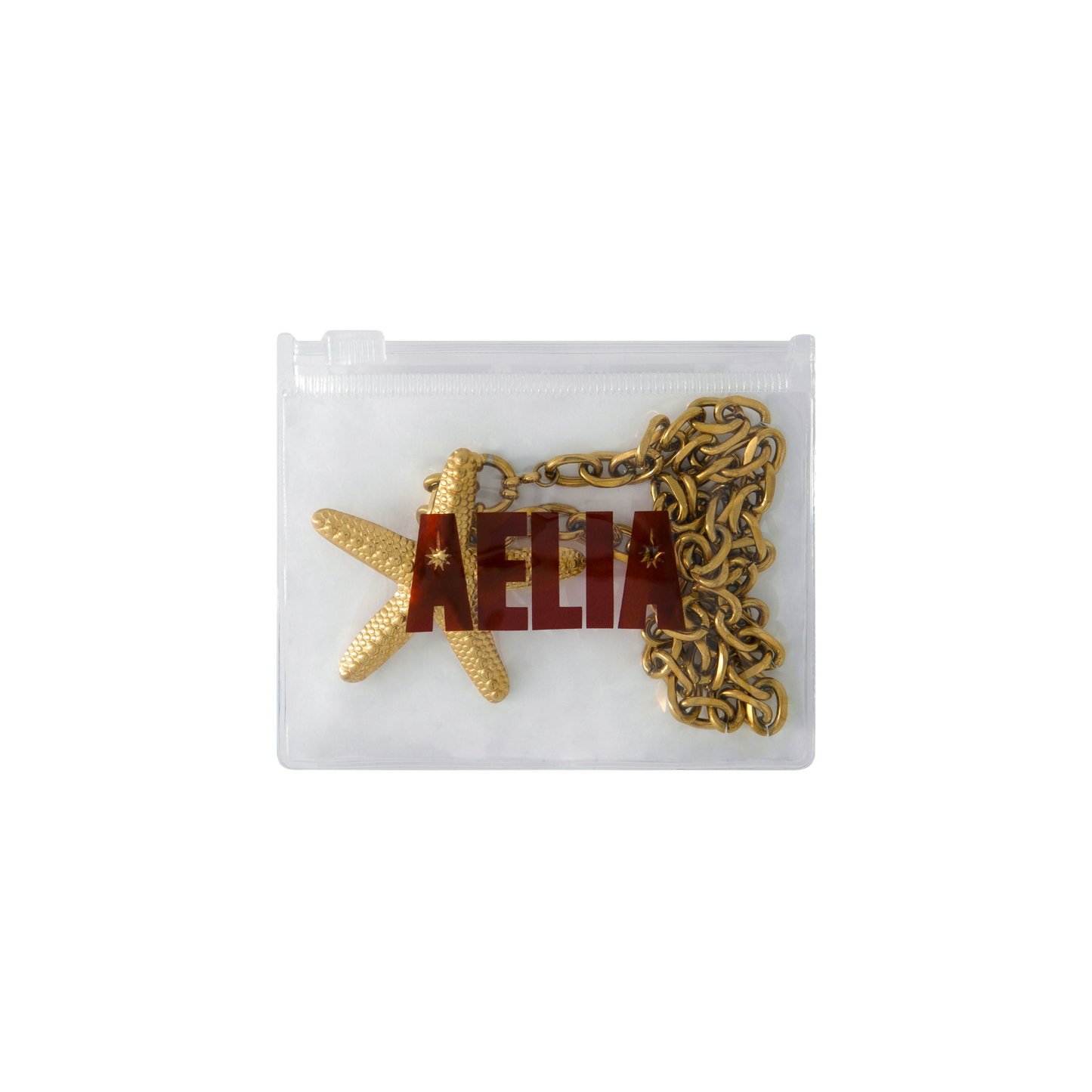 Golden Starfish Necklace