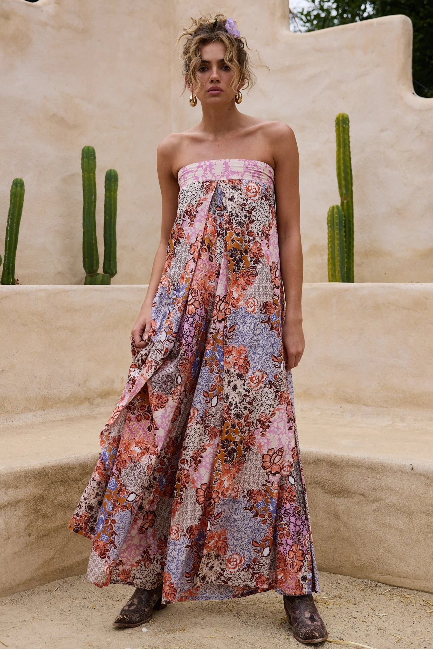 Lucky Charm Jumpsuit - Dream Weaver W Meadow Muse