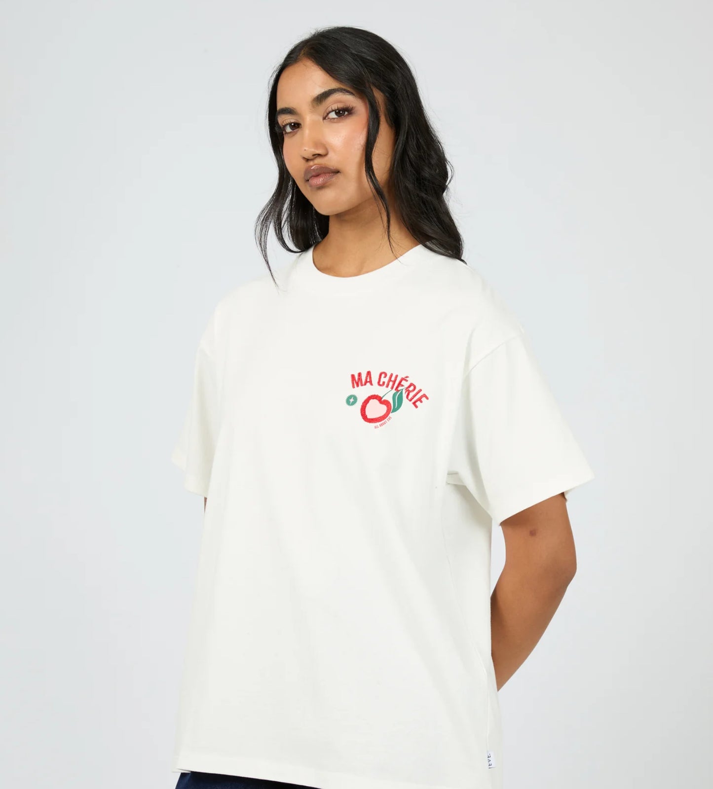 MA CHERIE RELAXED TEE - VINTAGE WHITE