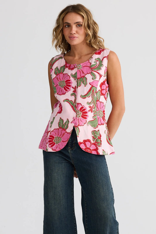 Chester Waistcoat - Pink Ibiza