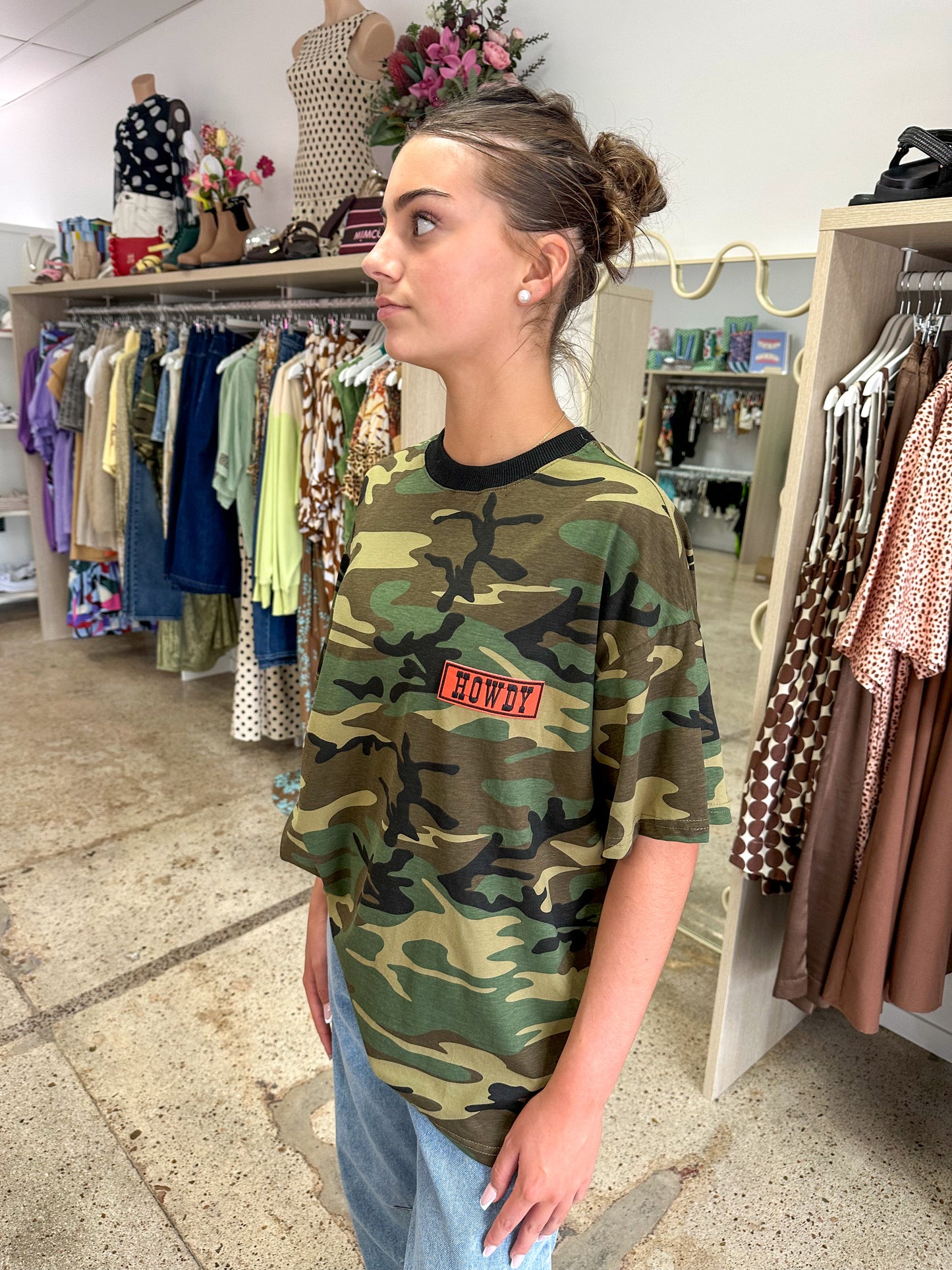 Camo Howdy Tee