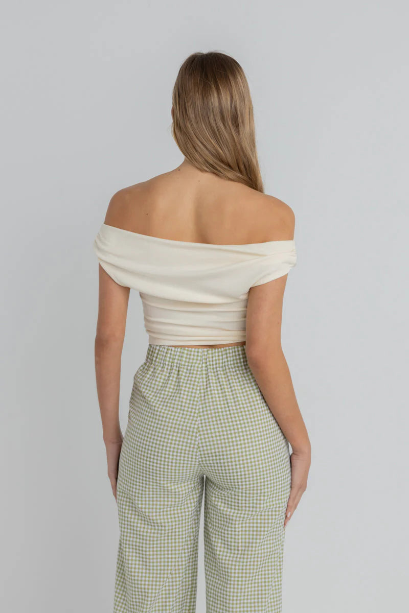 Juno Off Shoulder Top - White