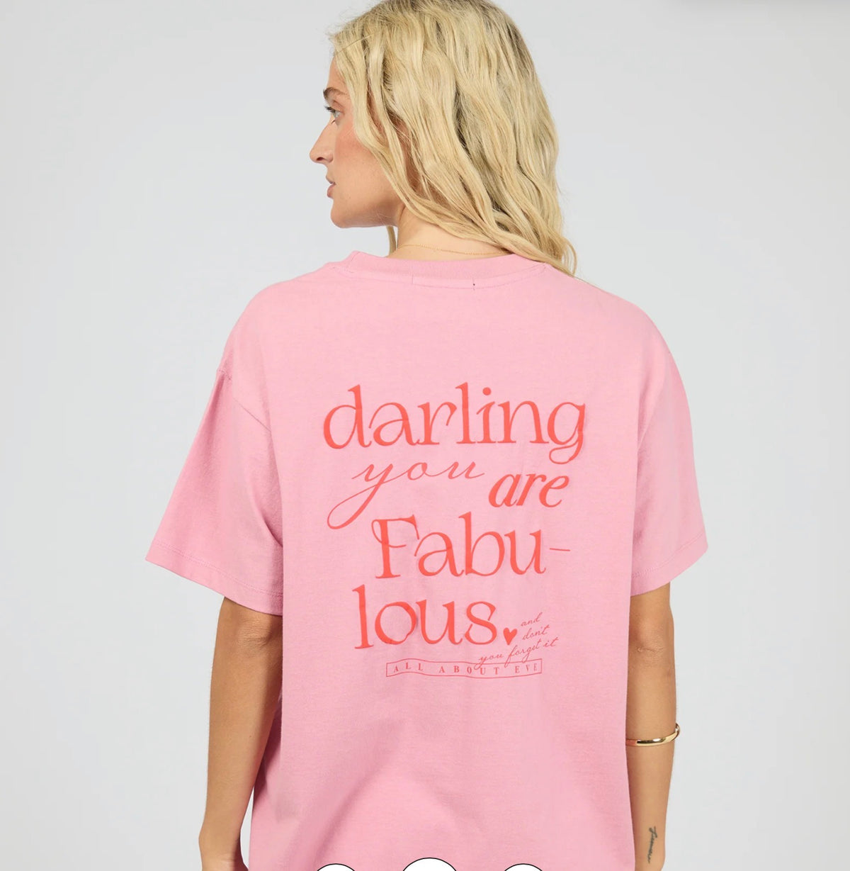 YOU ARE FABULOUS RELAXED TEE ORCHID