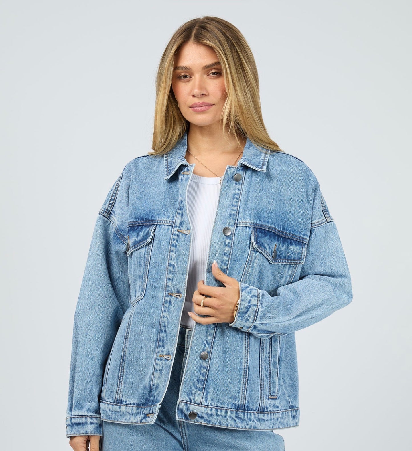 BLAIR DENIM JACKET LIGHT BLUE
