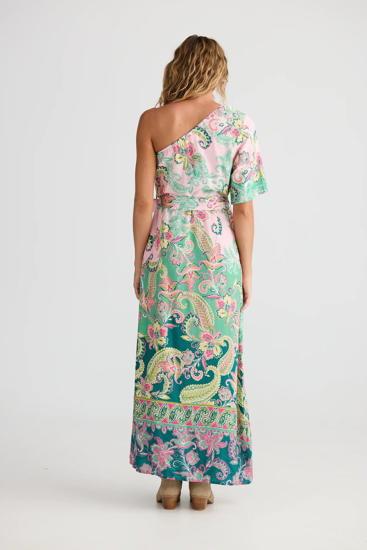 Cantina Asym Dress Paisley Dream