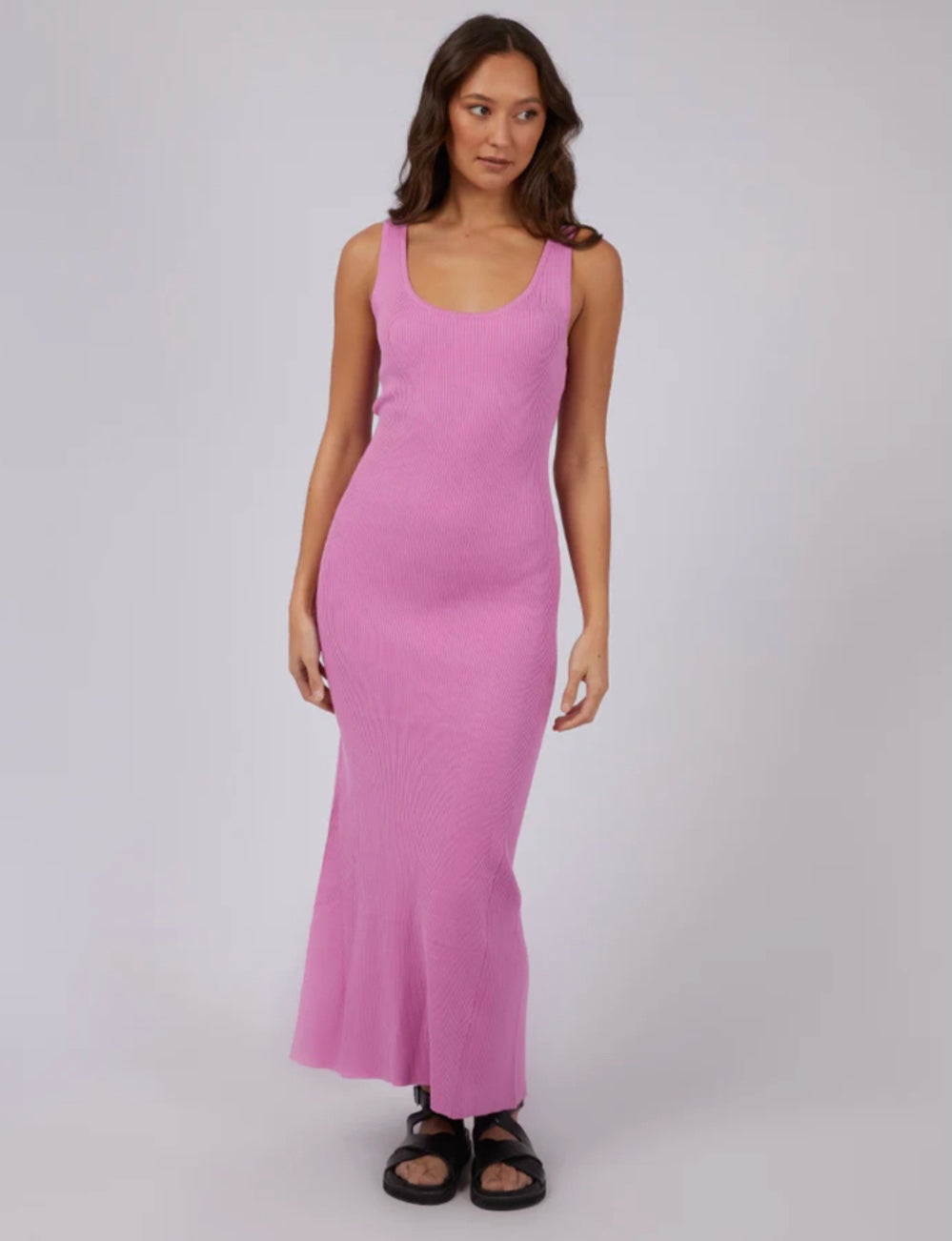 Freya Dress - Bright Pink