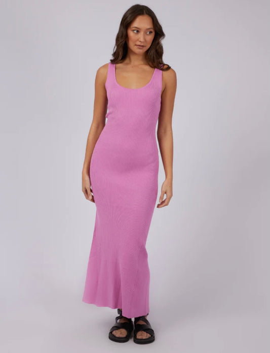 Freya Dress - Bright Pink