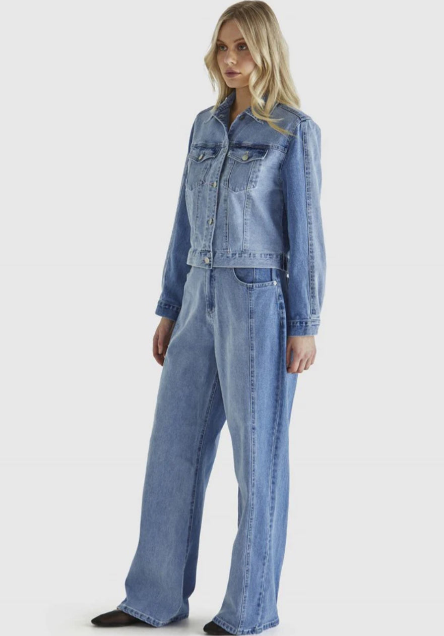 Riley Jacket - Mixed Denim