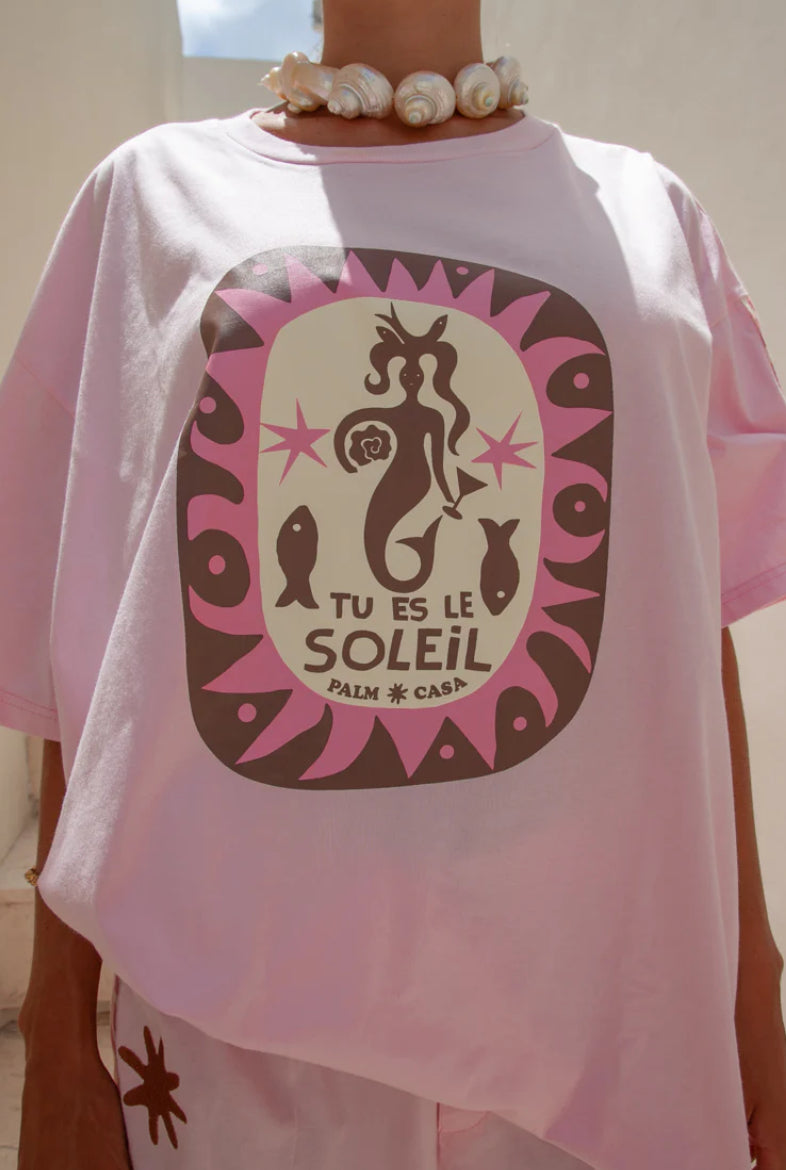 Soleil T-shirt - Pink