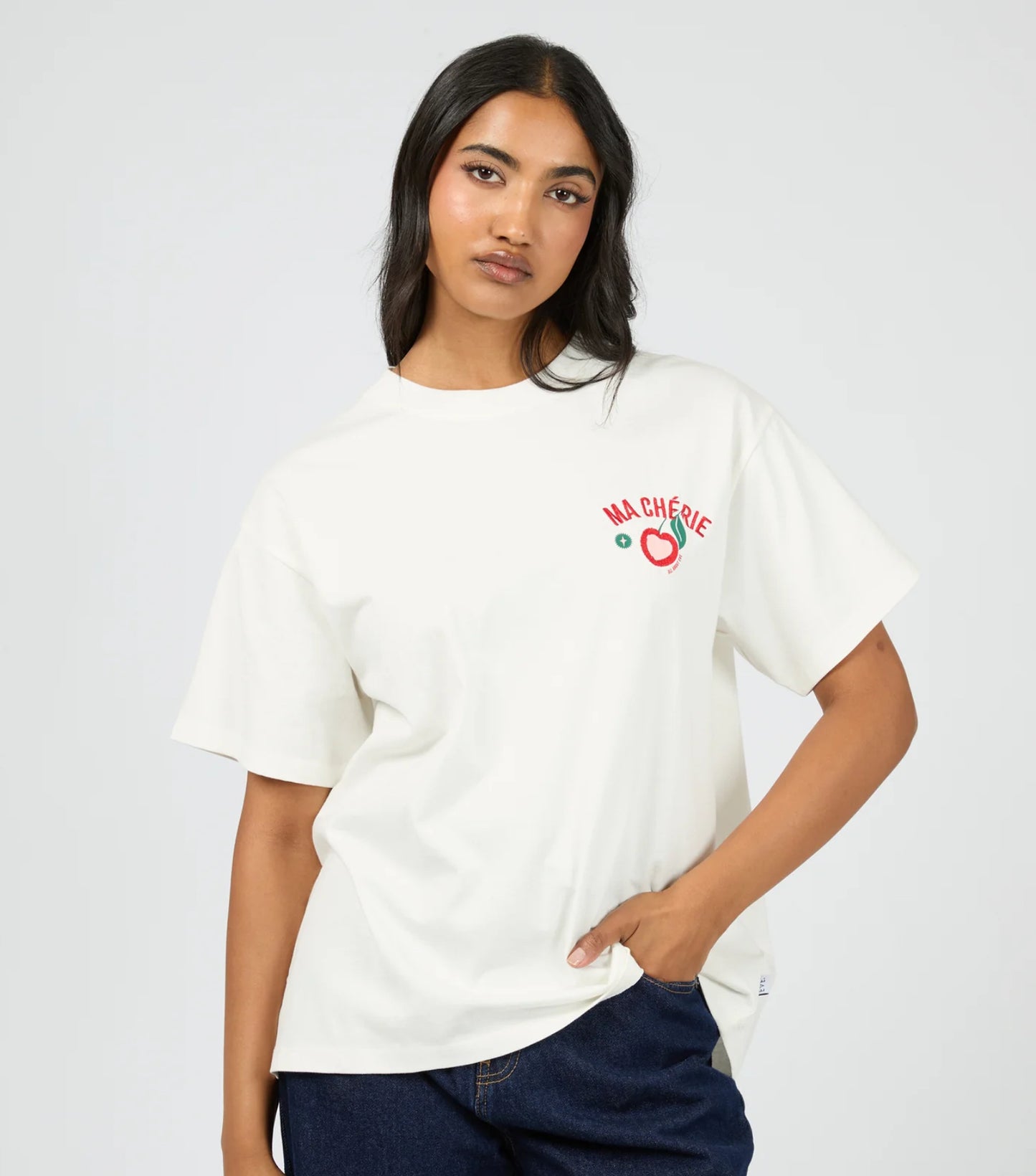 MA CHERIE RELAXED TEE - VINTAGE WHITE