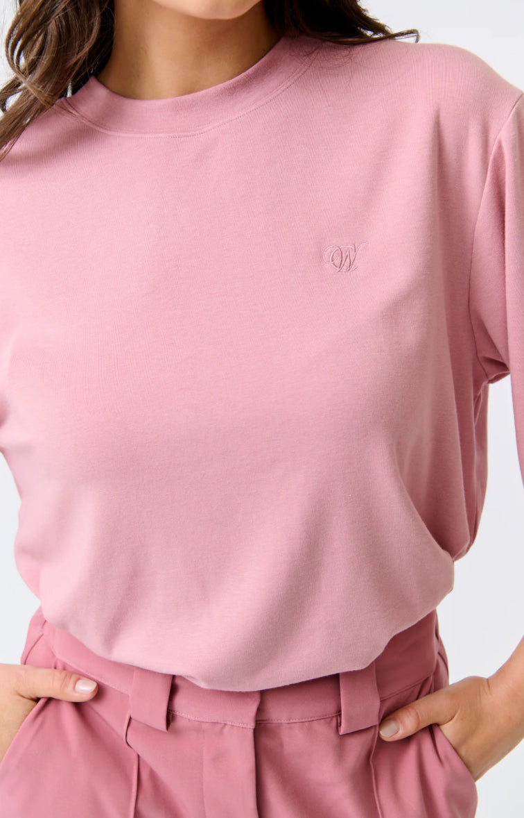 Solana Tee - Dusty Pink