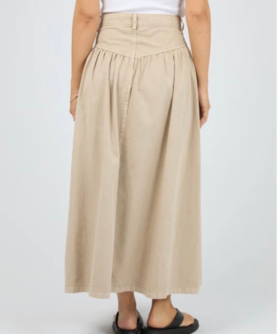 Arlo Maxi Skirt - Beige