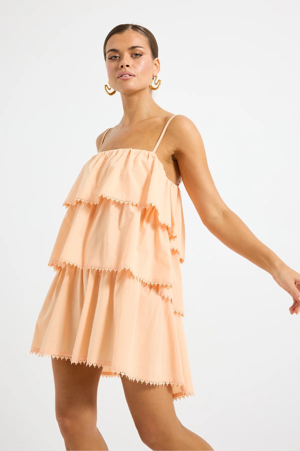 STEVIE TIERED MINI DRESS